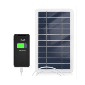 Carregador Solar Portátil USB – Energia sustentável onde você estiver!